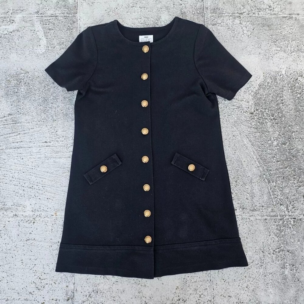 SGS Studio Women Dress Short Sleeve Jersy Dress Made in USA Size 14P